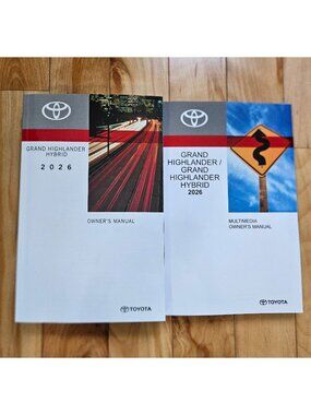 2026 TOYOTA GRAND HIGHLANDER HYBRID Owner's Manual & Multimedia